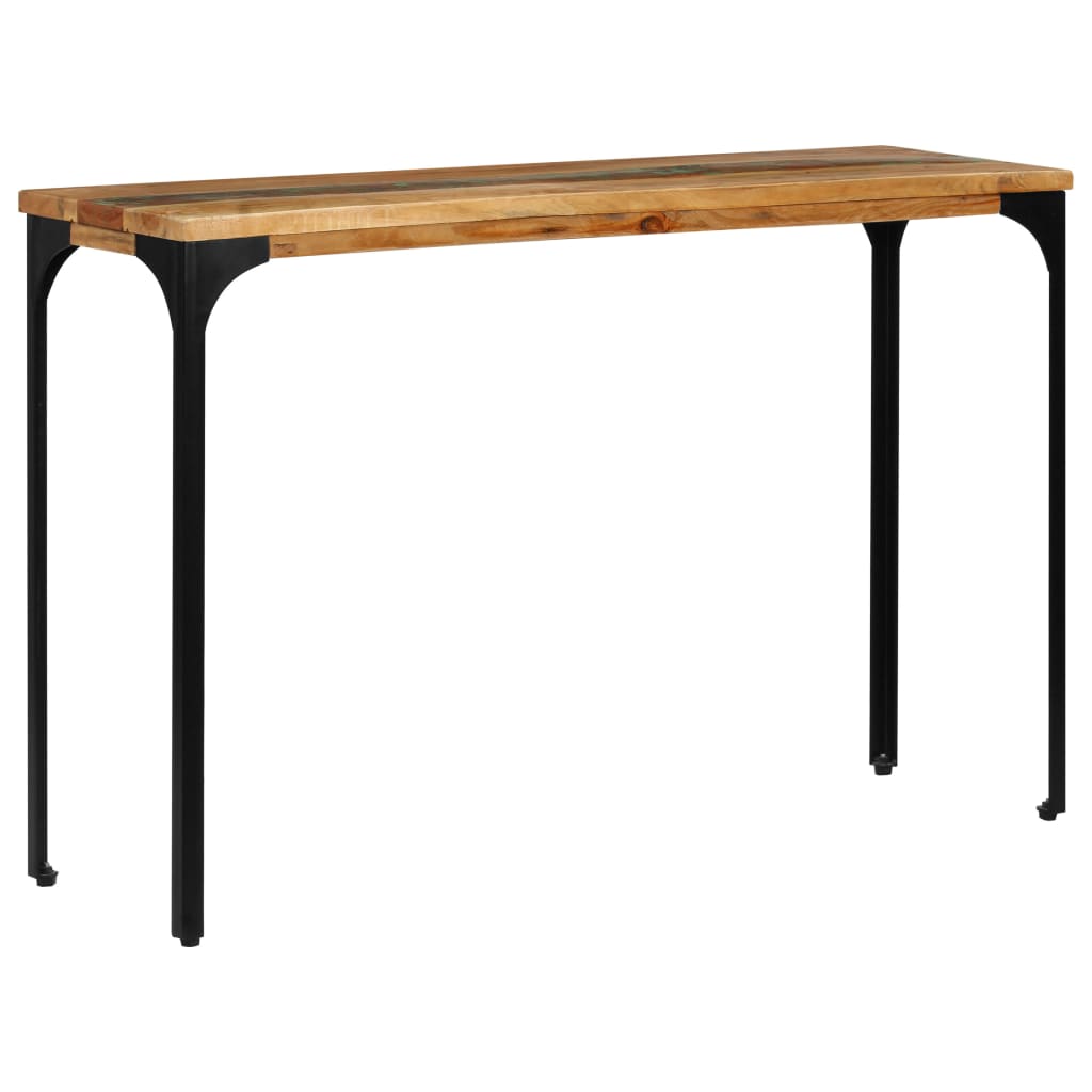 Table console 120 x 35 x 76 cm Bois de récupération massif - XIOS