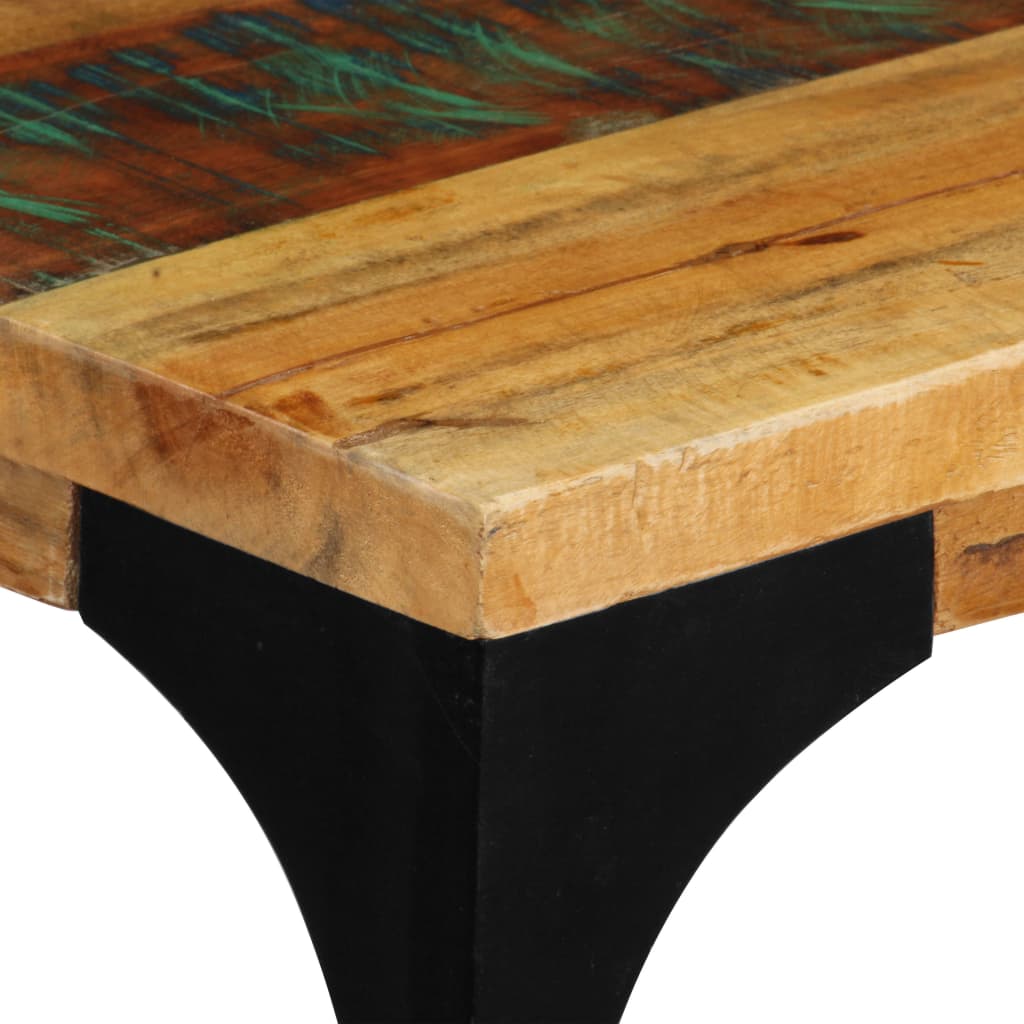 Table console 120 x 35 x 76 cm Bois de récupération massif - XIOS