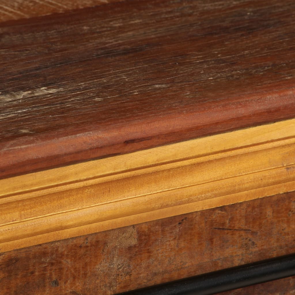 Meuble TV 110 x 30 x 45 cm Bois de récupération massif - XIOS