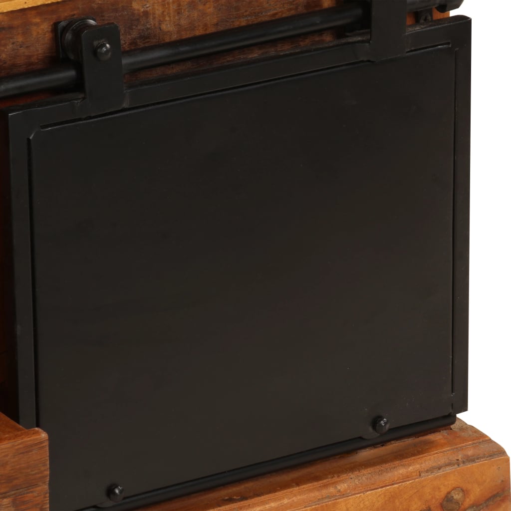 Meuble TV 110 x 30 x 45 cm Bois de récupération massif - XIOS