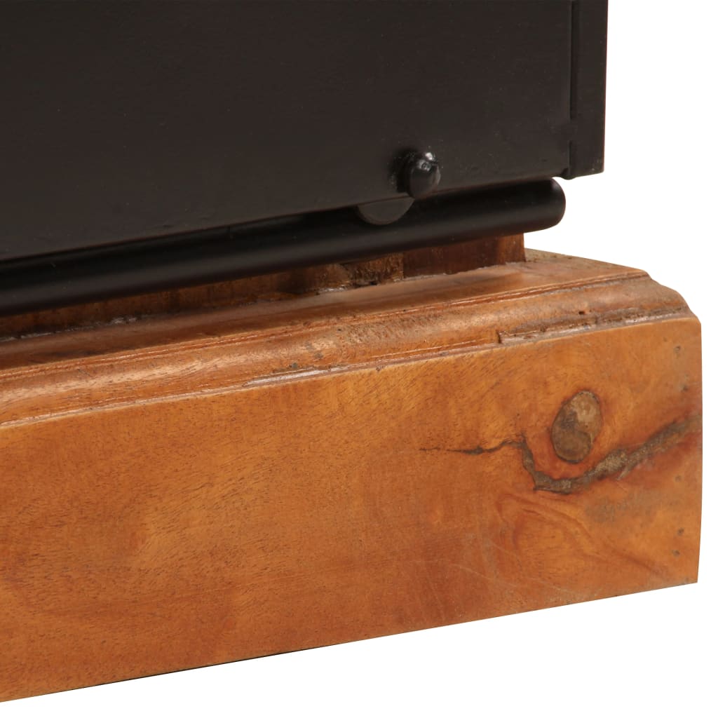 Meuble TV 110 x 30 x 45 cm Bois de récupération massif - XIOS