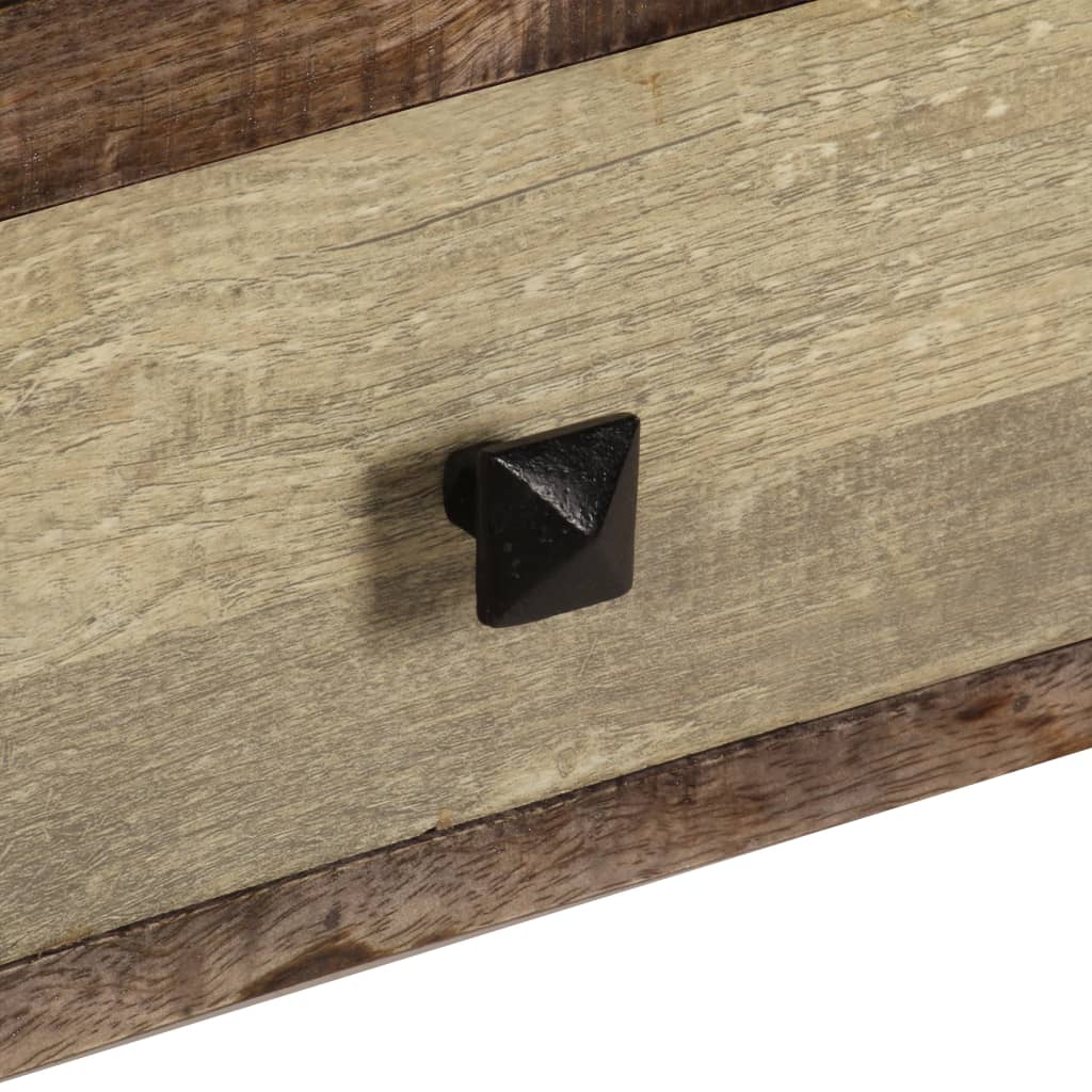 Meuble TV 118x30x40 cm Bois de manguier massif - XIOS