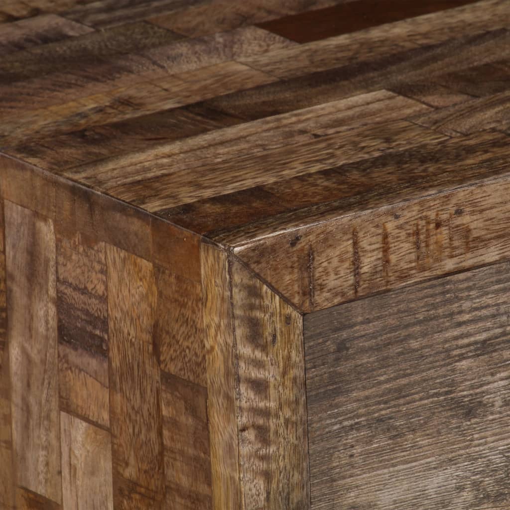 Meuble TV 118x30x40 cm Bois de manguier massif - XIOS