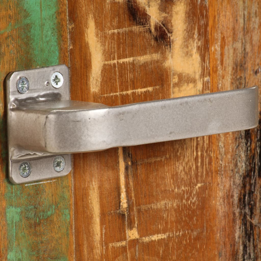 Table de chevet 50 x 30 x 50 cm Bois de récupération massif - XIOS