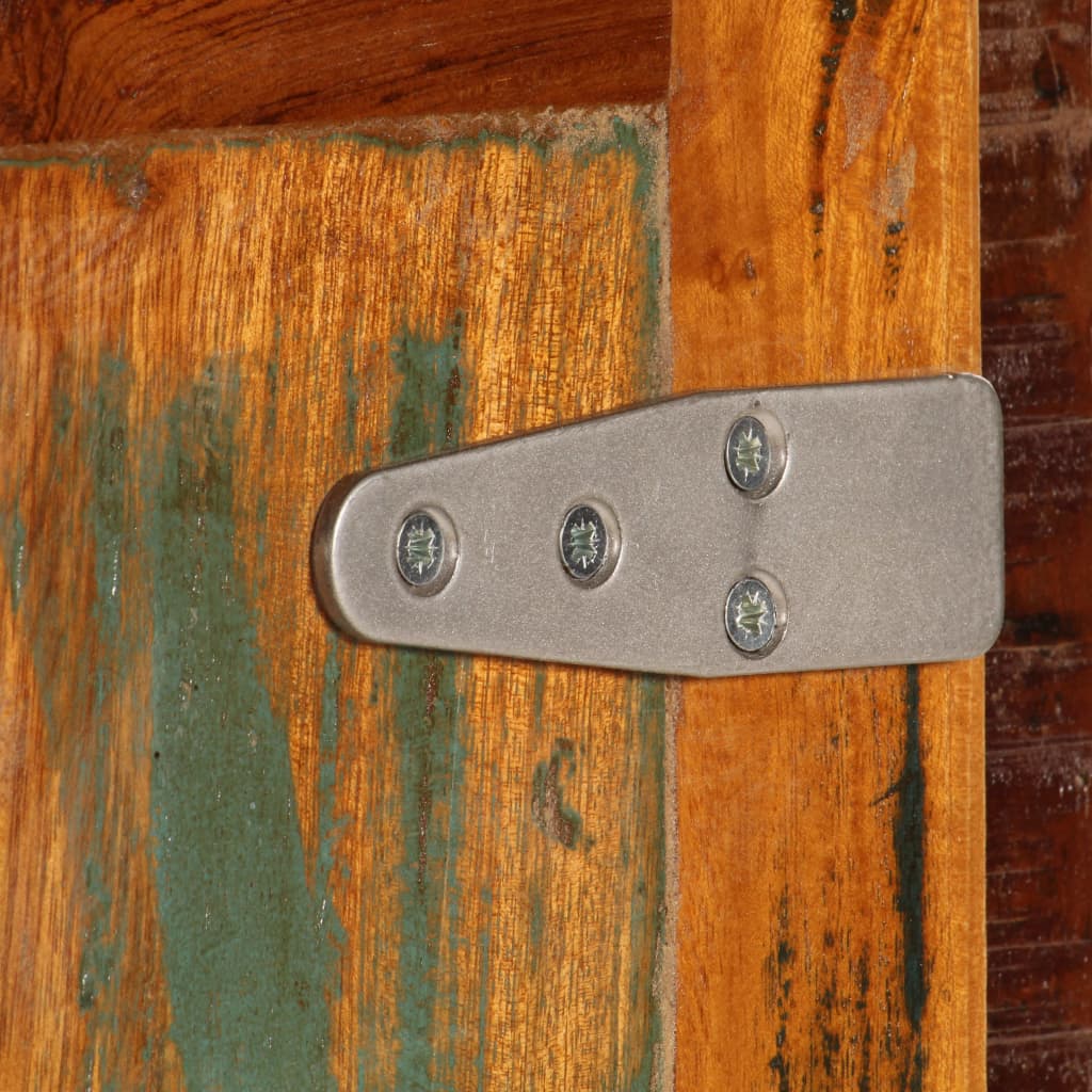 Table de chevet 50 x 30 x 50 cm Bois de récupération massif - XIOS