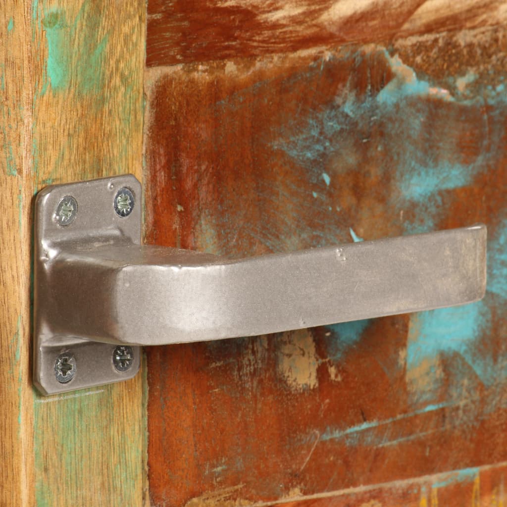 Table basse 85x55x40 cm Bois de récupération massif - XIOS