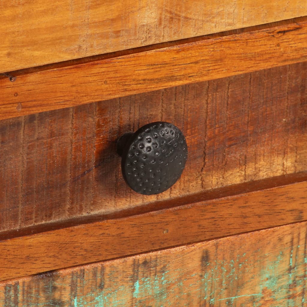 Meuble TV 80x30x40 cm Bois de récupération massif - XIOS