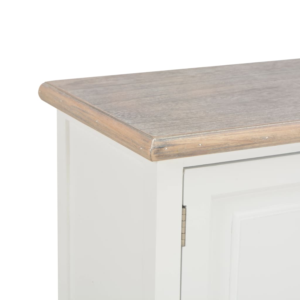 Meuble TV Blanc 90x30x40 cm Bois - XIOS