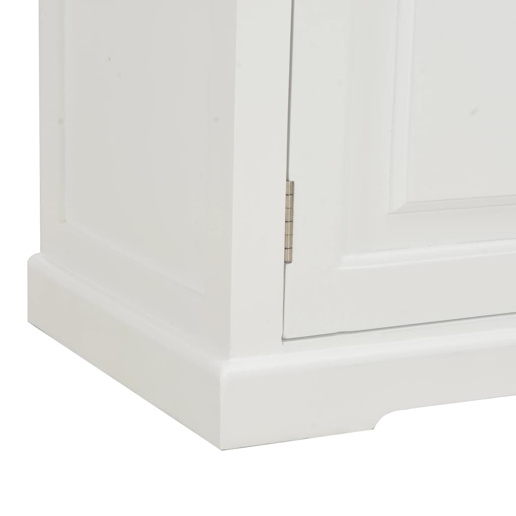 Meuble TV Blanc 90x30x40 cm Bois - XIOS