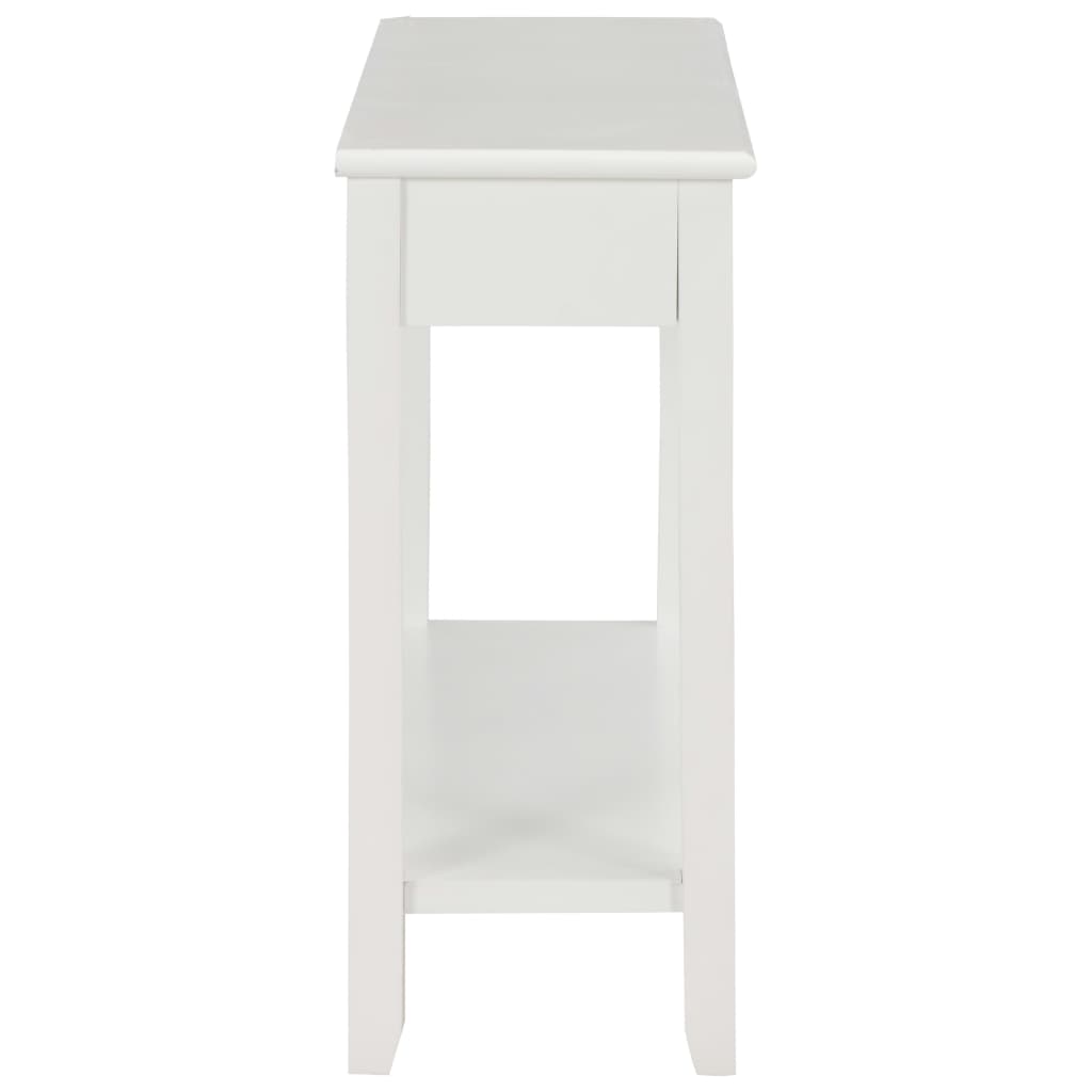 Table console Blanc 110x35x80 cm Bois - XIOS