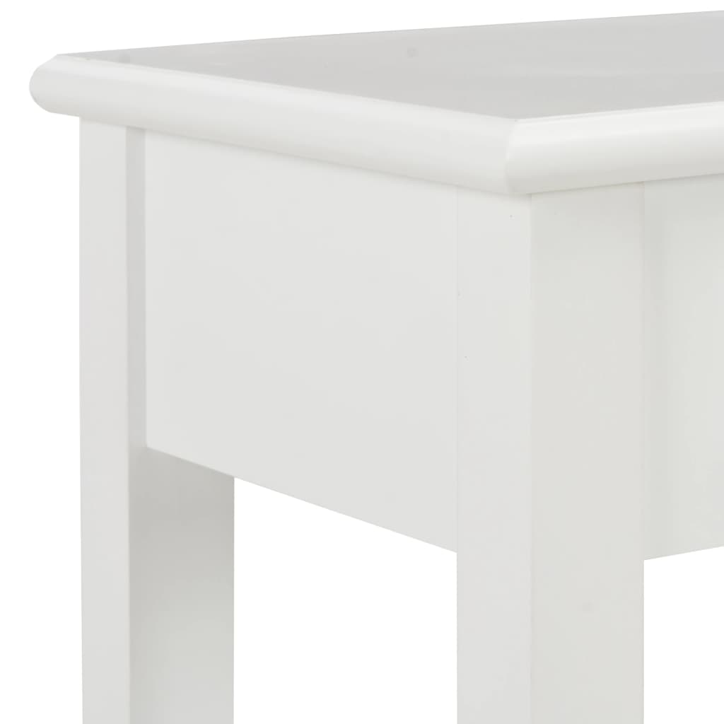 Table console Blanc 110x35x80 cm Bois - XIOS