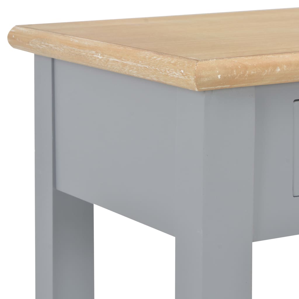 Table console Gris 110x35x80 cm Bois - XIOS
