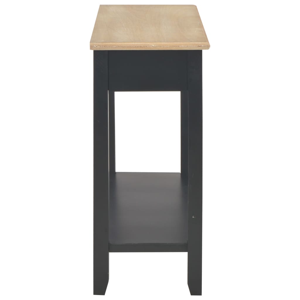 Table console Noir 110x35x80 cm Bois - XIOS