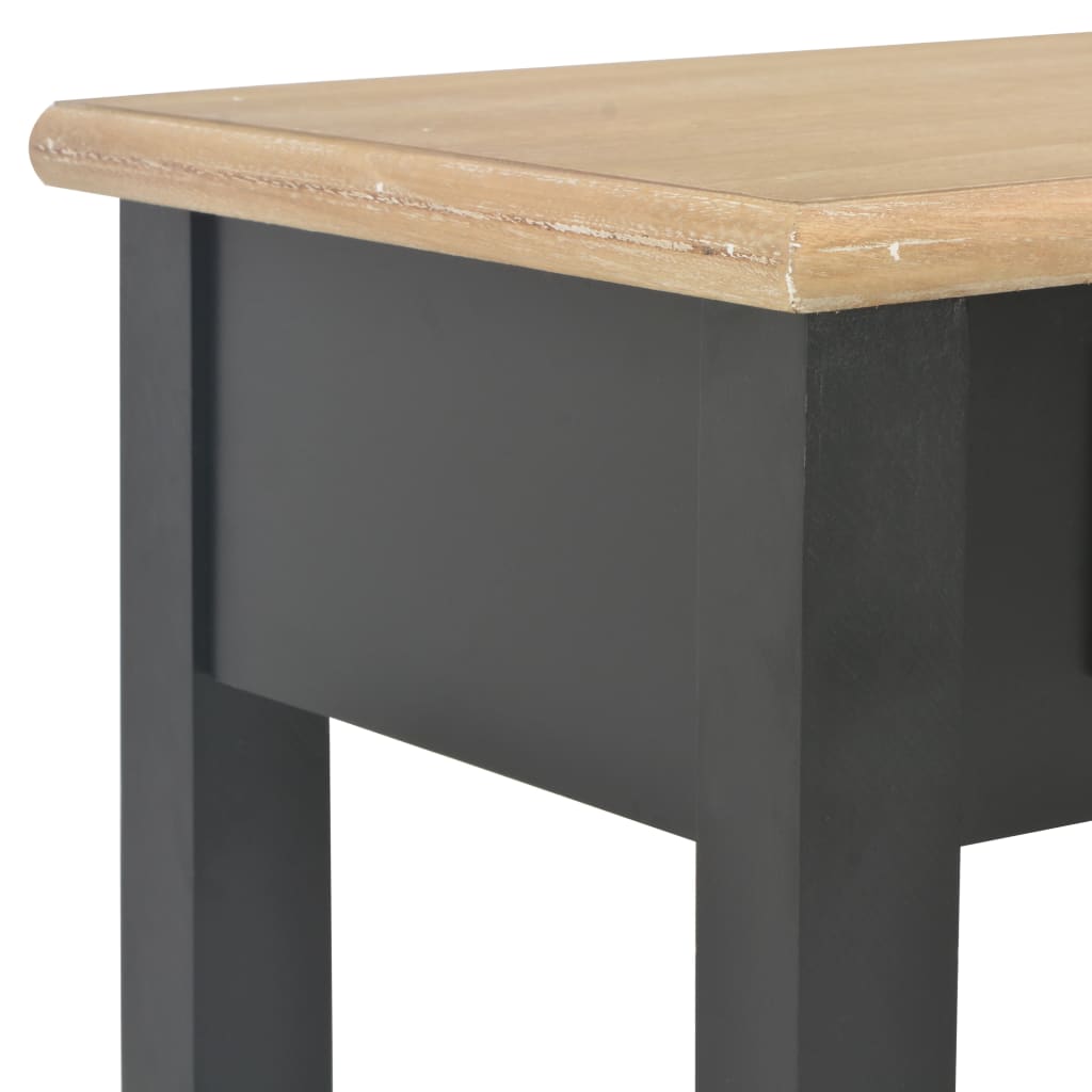 Table console Noir 110x35x80 cm Bois - XIOS