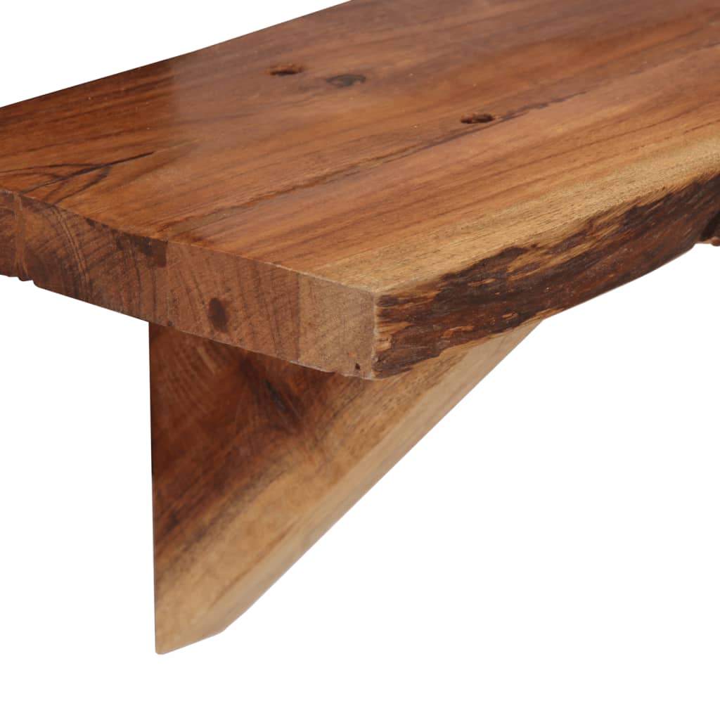 Étagères murales 2 pcs 90x20x18 cm Bois d'acacia massif - XIOS