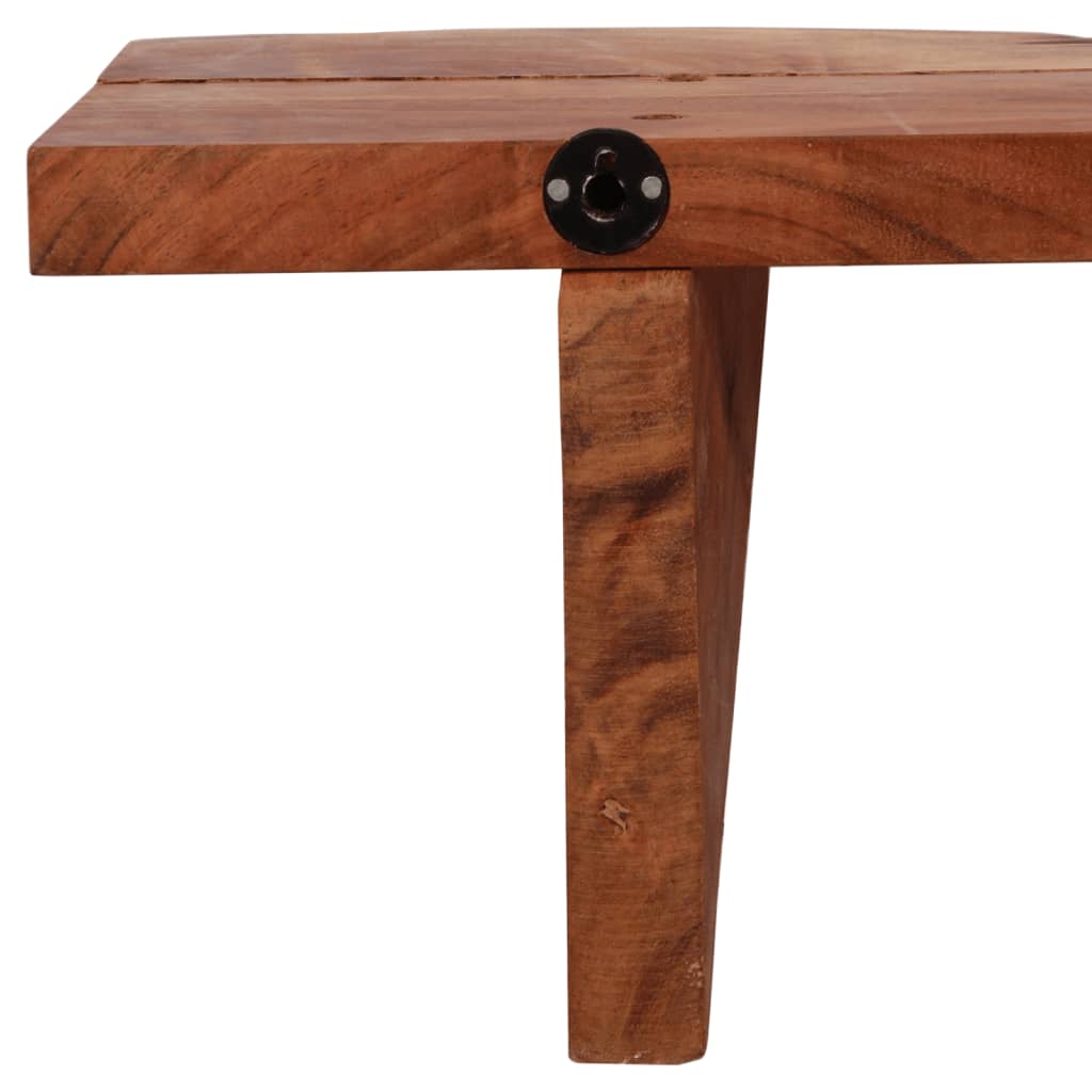 Étagères murales 2 pcs 90x20x18 cm Bois d'acacia massif - XIOS