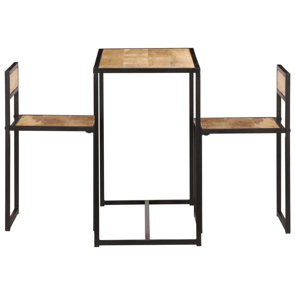 Ensemble de salle à dîner 3 pcs Bois de manguier solide - XIOS