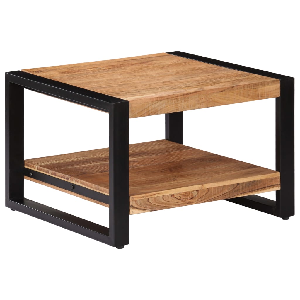 Table basse 60x60x40 cm Bois d'acacia massif - XIOS