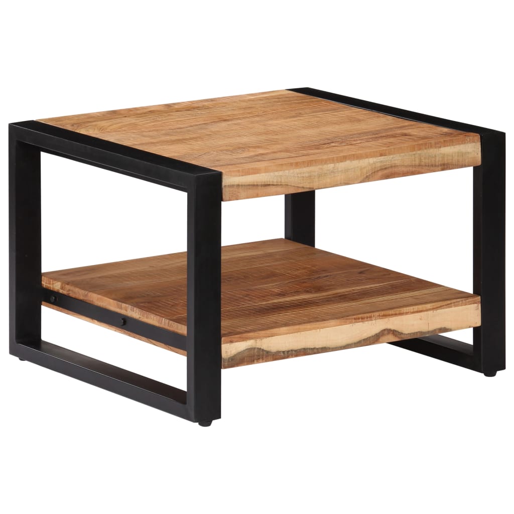 Table basse 60x60x40 cm Bois d'acacia massif - XIOS