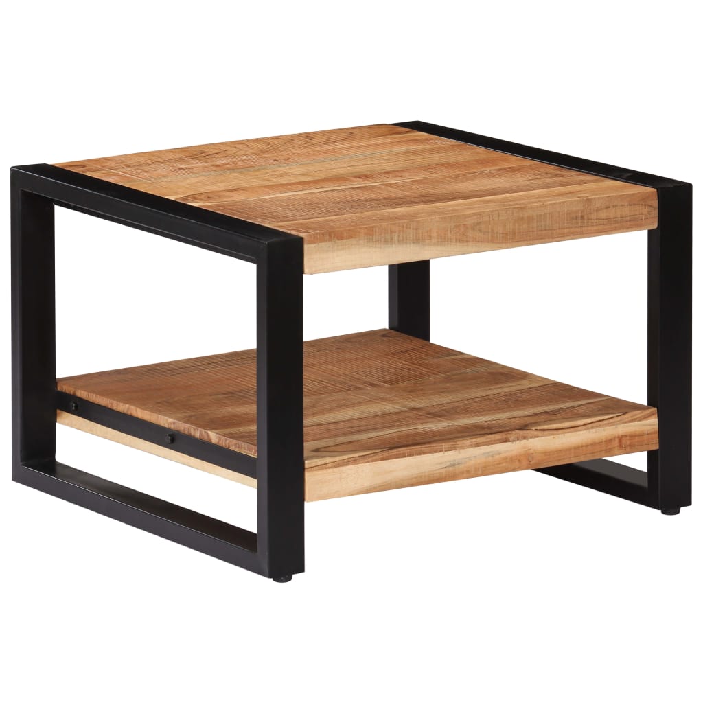 Table basse 60x60x40 cm Bois d'acacia massif - XIOS