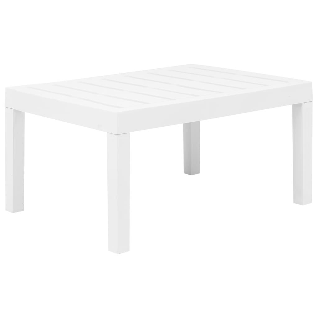 Salon de jardin 3 pcs Plastique Blanc - XIOS