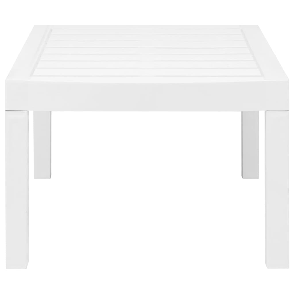 Salon de jardin 3 pcs Plastique Blanc - XIOS