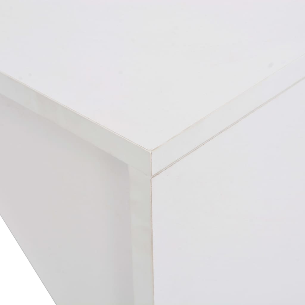 Table de bar avec armoire Blanc 115x59x200 cm - XIOS