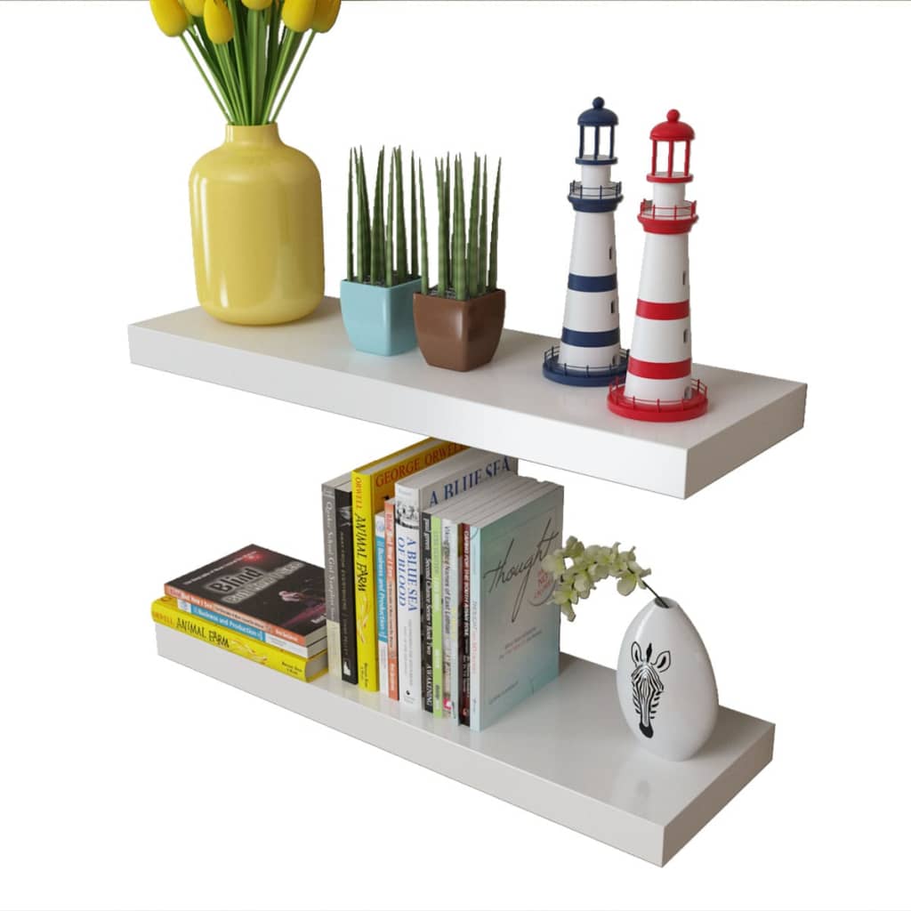 Étagères murales 4 pcs Blanc 60 cm - XIOS