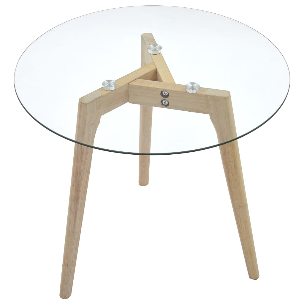 Ensemble de tables d'appoint 2 pcs Verre trempé - XIOS