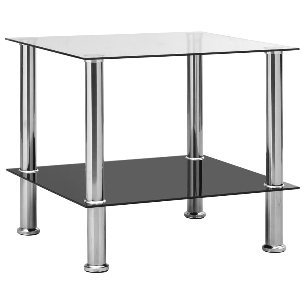 Table d'appoint Transparent 45x50x45 cm Verre trempé - XIOS