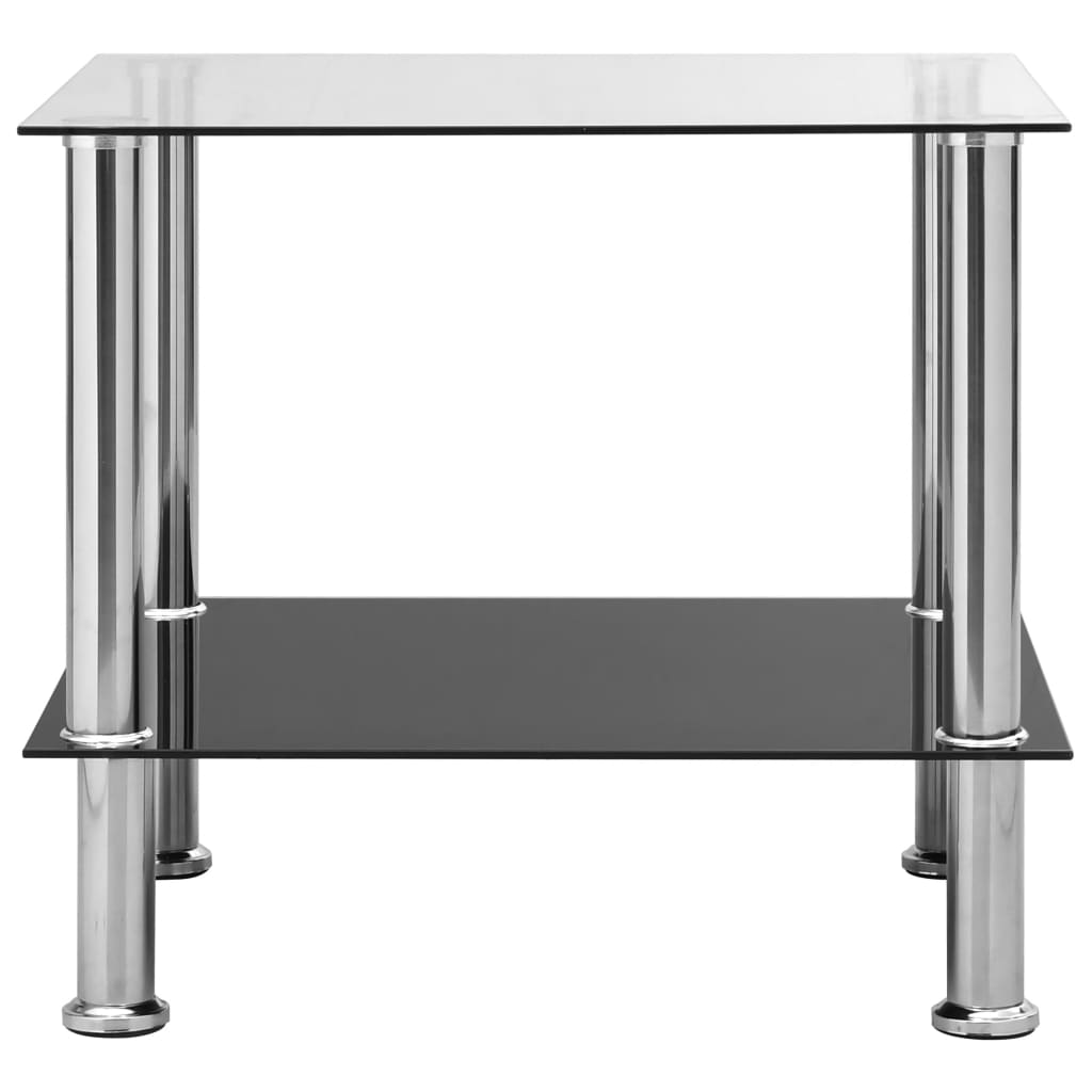 Table d'appoint Transparent 45x50x45 cm Verre trempé - XIOS