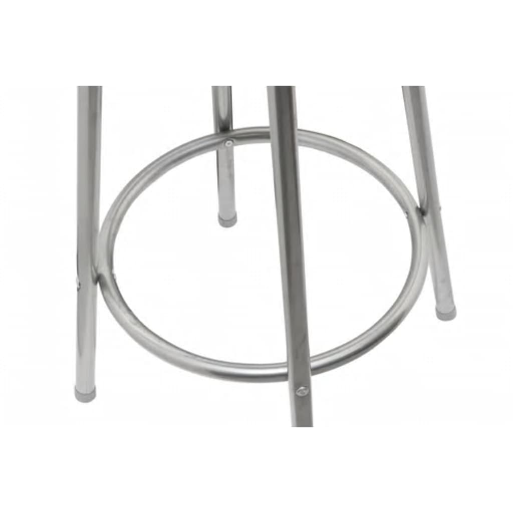 Tabourets de bar lot de 2 marron acier - XIOS