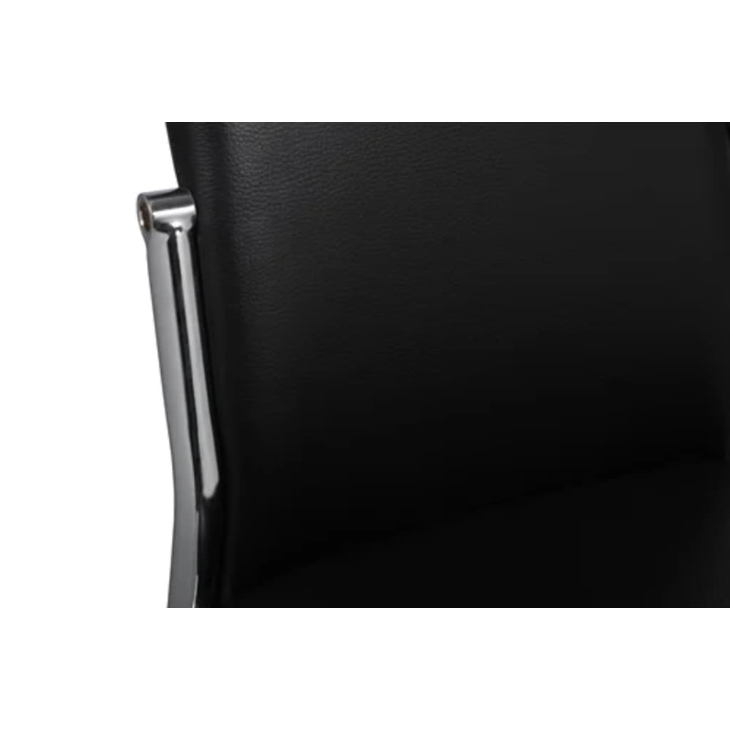 Chaises à manger lot de 6 noir similicuir - XIOS