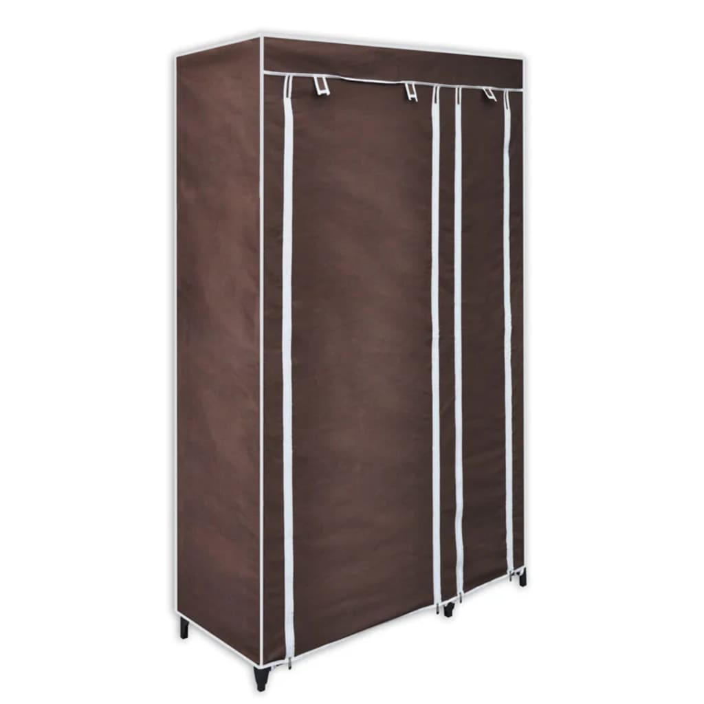 Garde-robe Tissu Marron - XIOS