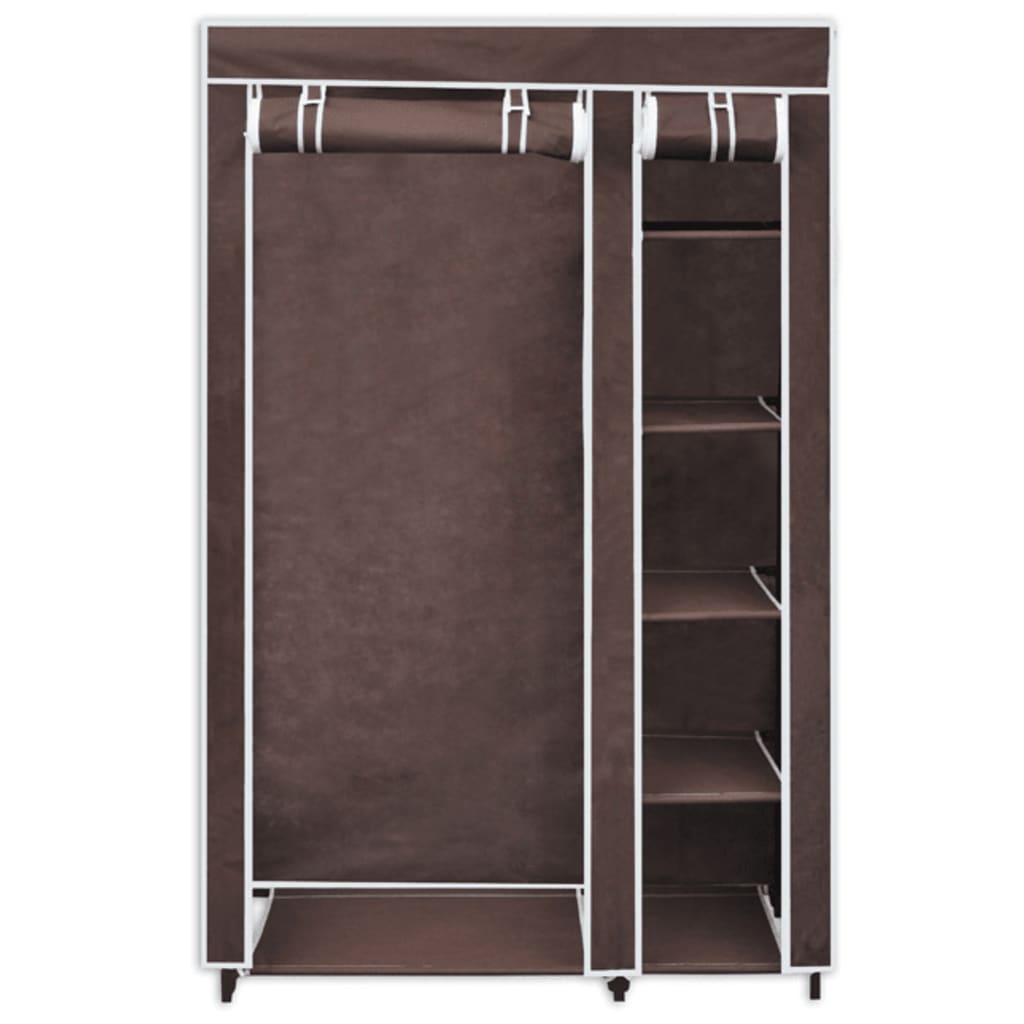 Garde-robe Tissu Marron - XIOS