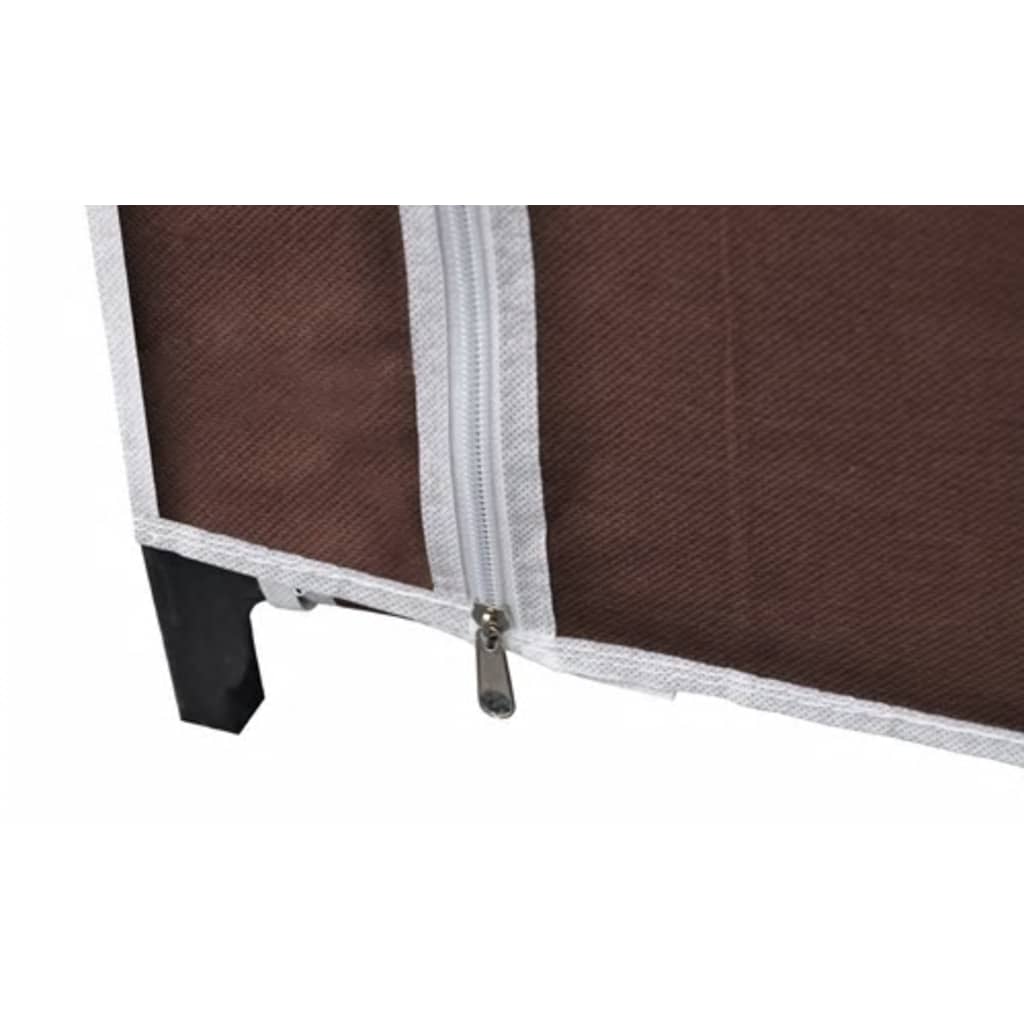 Garde-robe Tissu Marron - XIOS