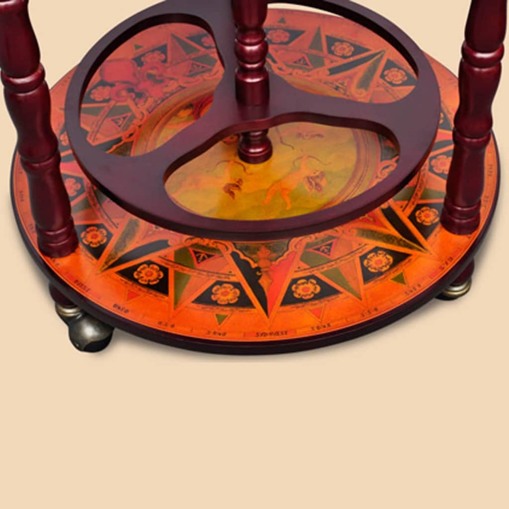 Support de vin sous forme de globe Bois d'eucalyptus - XIOS