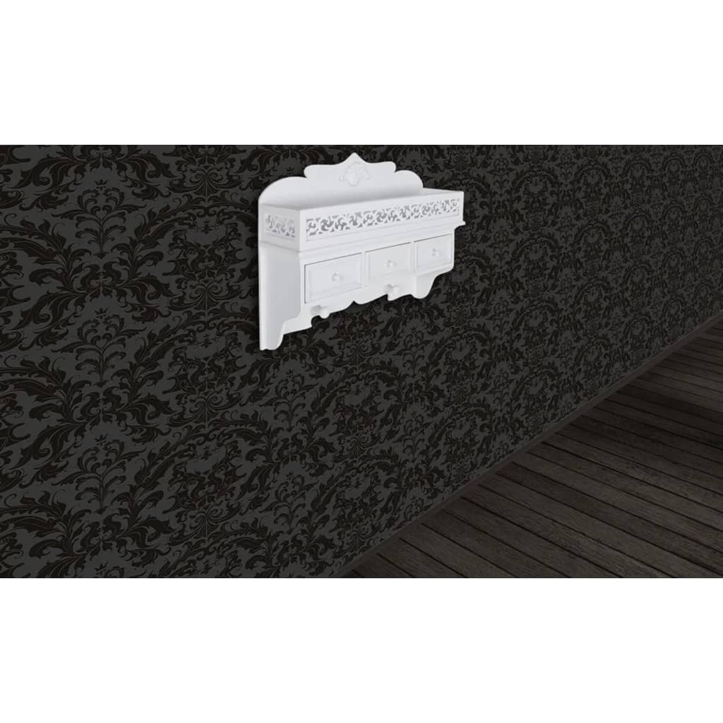 Étagère murale avec 3 tiroirs 2 crochets - XIOS