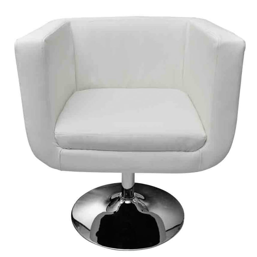 Tabouret de bar Blanc Similicuir - XIOS