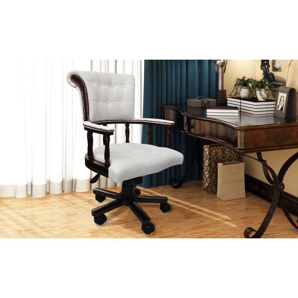 Chaise de bureau pivotante Blanc - XIOS