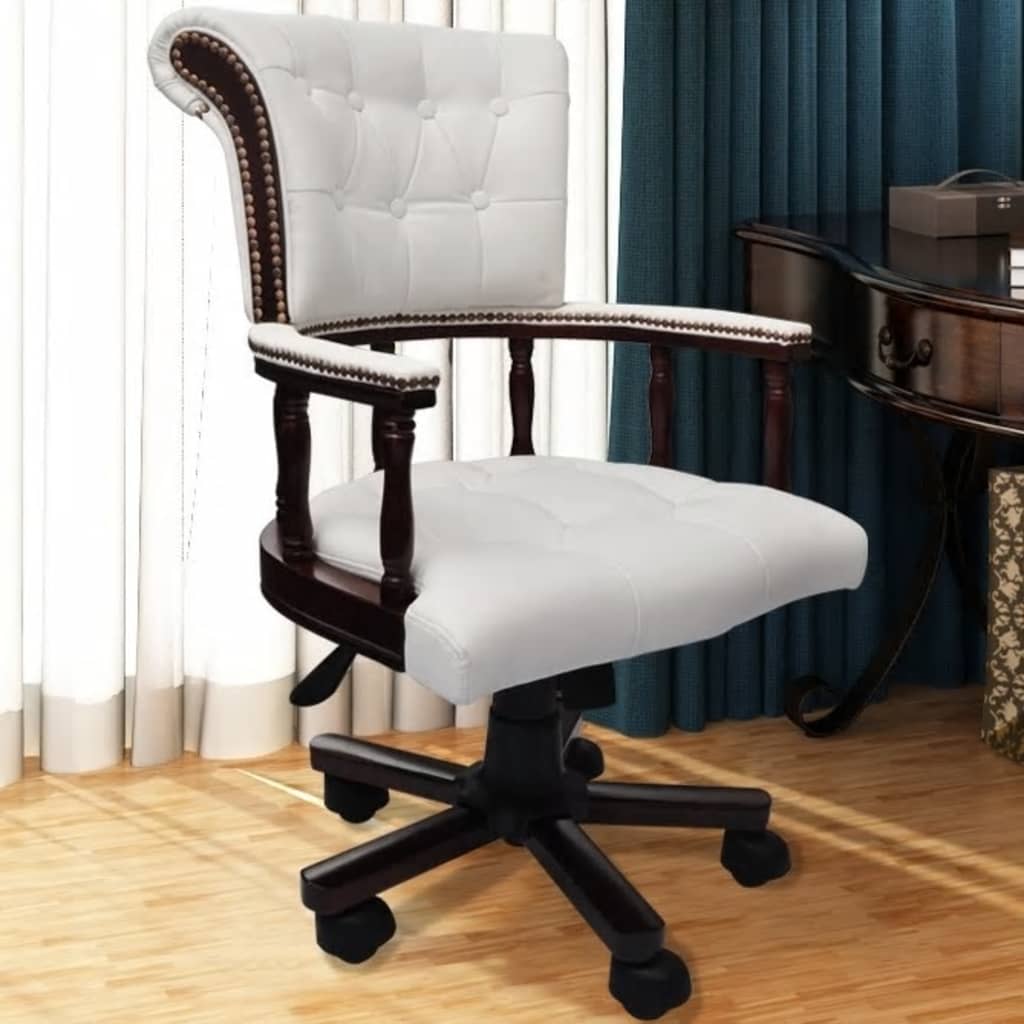 Chaise de bureau pivotante Blanc - XIOS