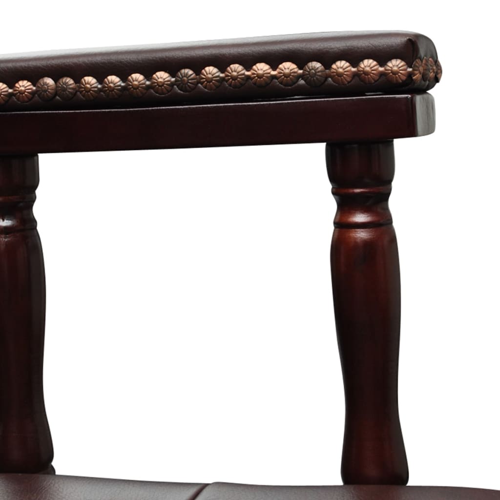 Chaise de bureau pivotante Marron - XIOS