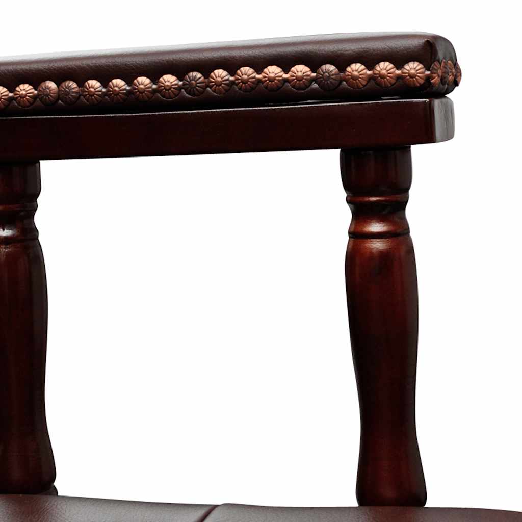 Chaise de bureau pivotante Marron