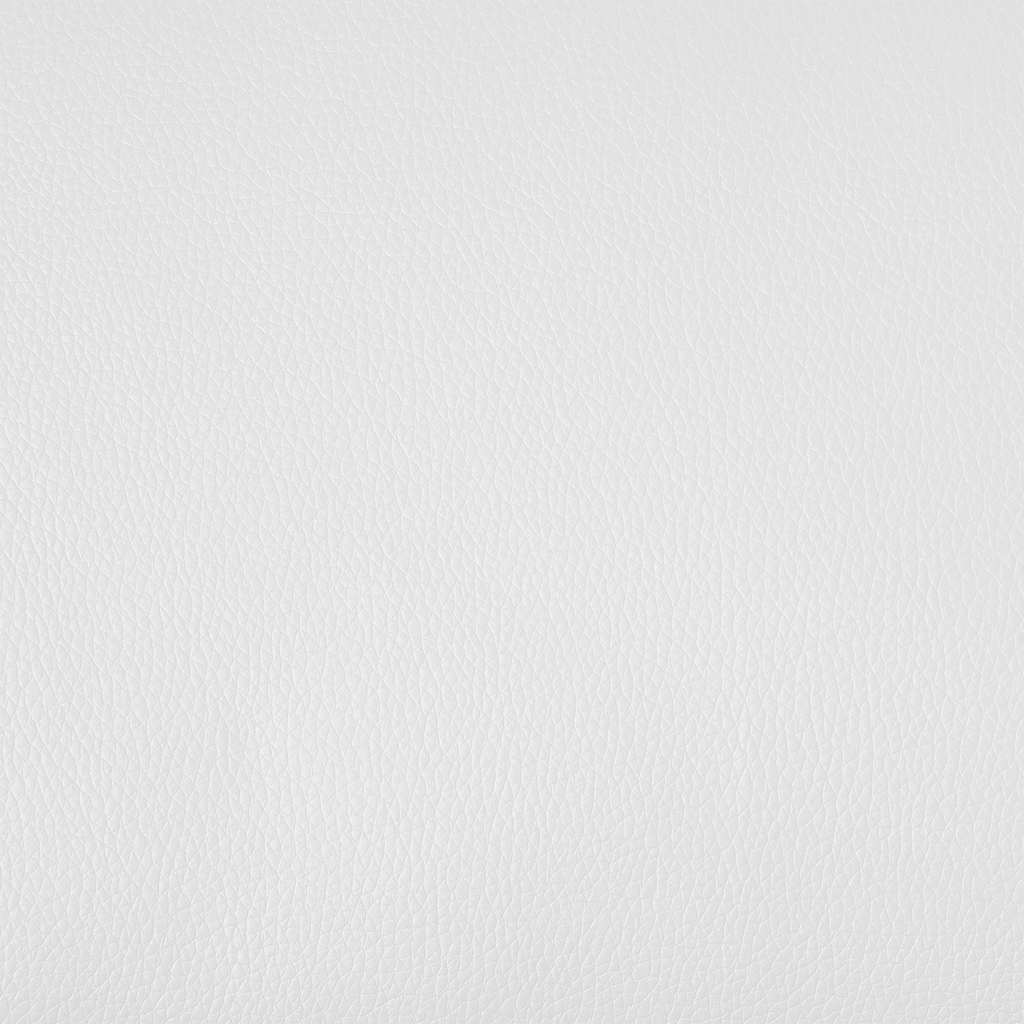 Fauteuil cube blanc simili cuir - XIOS