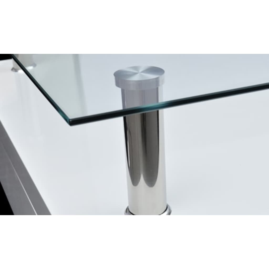 Table basse avec dessus de table en verre Blanc - XIOS