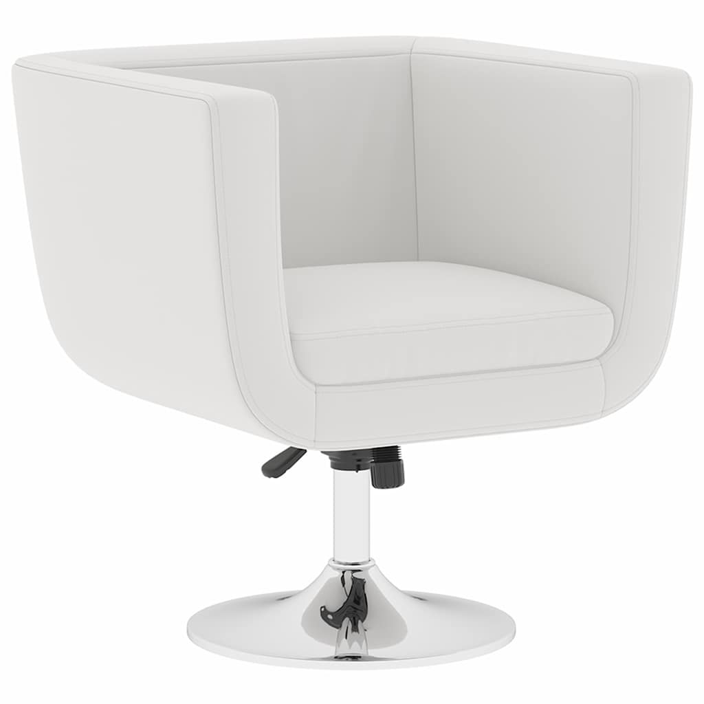 Chaises de bar lot de 2 blanc similicuir - XIOS