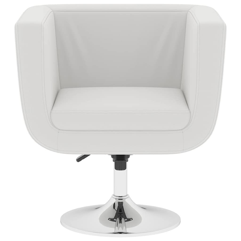 Chaises de bar lot de 2 blanc similicuir - XIOS
