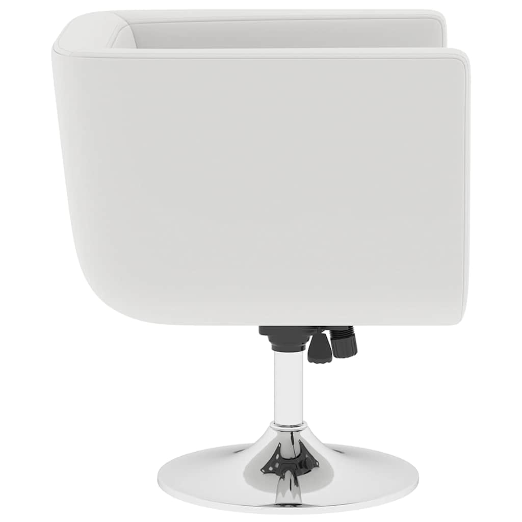 Chaises de bar lot de 2 blanc similicuir - XIOS