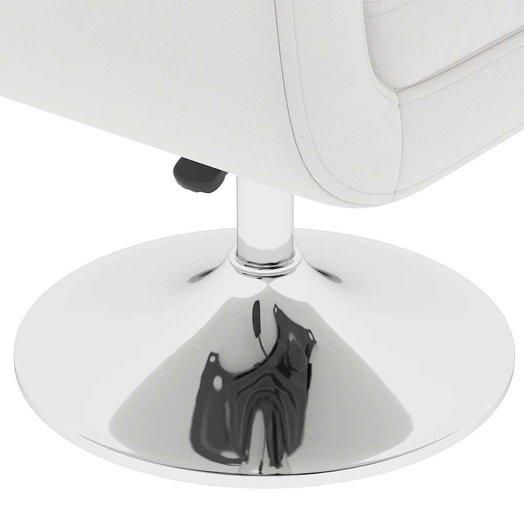 Chaises de bar lot de 2 blanc similicuir - XIOS