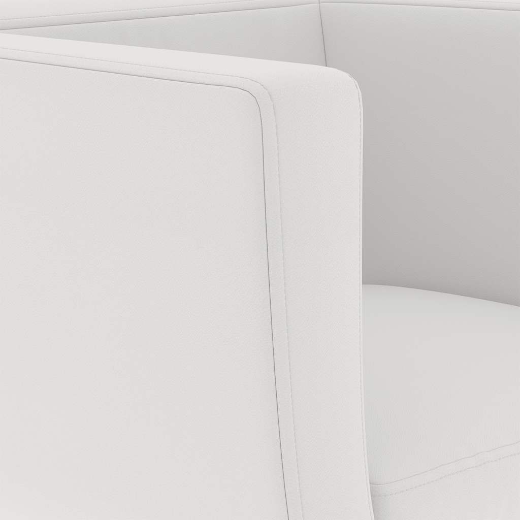 Chaises de bar lot de 2 blanc similicuir - XIOS